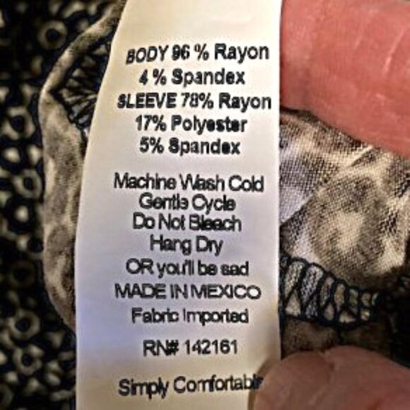 LuLaRoe LIMITED RUN Hybrid Randy Dress Jersey Knit Midi Dress Size 2xl - Picture 6 of 6